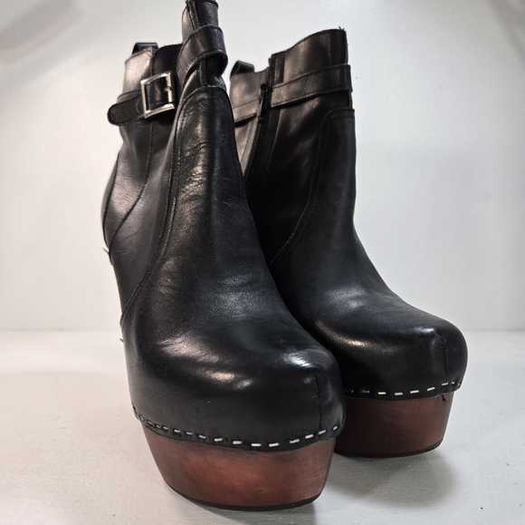 N.Y.L.A. Winnie Black Platform Ankle Boots size 10 - Picture 13 of 13